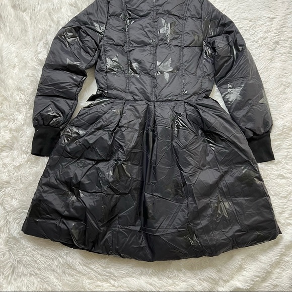 New Nununu Fancy Star Down Coat 10-11 Y Black - Picture 6 of 12